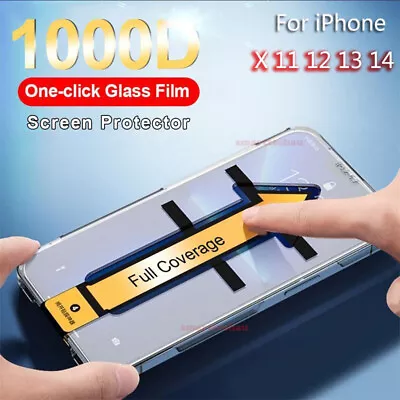For IPhone 15 13 11 12 Pro XS Max XR X 14 Plus Tempered Glass Screen Protector • $7.95