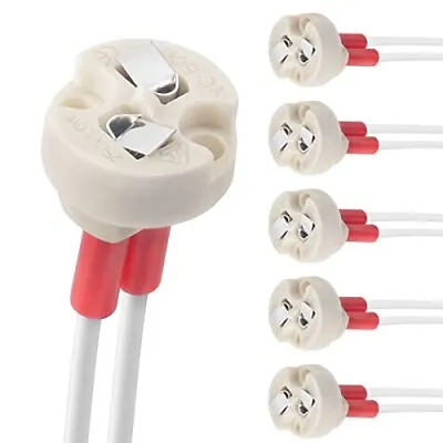 6PCS G4 GU5.3 Bi-Pin Ceramic Base Socket MR16 MR11 Halogen Incandescent LED Bulb • $9.99