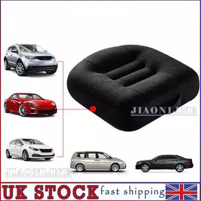 Car Booster Seat Cushion Thickening Heightening Mat Breathable Comfortable Seat • £17.46