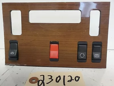 OEM 82-91 Mercedes W126 500SEL 420SEL Center Climate Control WoodTrim 1266830235 • $57.82