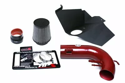 HPS Performance Short Ram Air Intake W/ Heat Shield Mustang GT V8 5.0L 15-17 Red • $314.45