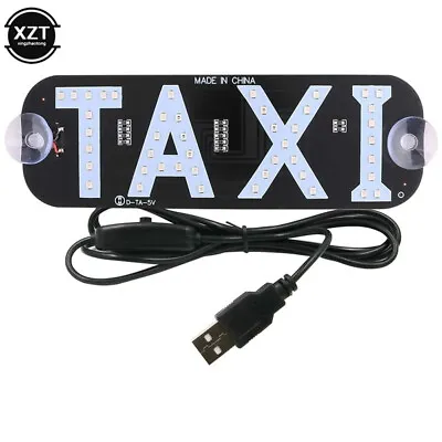 $12.99 • Buy Indicator Taxi Light Panel Sign Warning Car Interior Roof DC 5V USB LED Drivers 