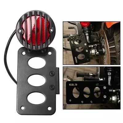 Motorcycle LED Brake Tail Light Lamp W/ Bracket For Chopper • $61.54