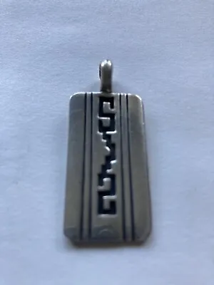 Vintage Jos N McCabe Sterling Silver Southwestern Style Pendant • $60