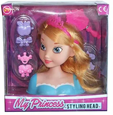 Girls Fashion Hair Styling Dolls Head Glamour Play Set Kids Childs Toy New Boxed • £9.95