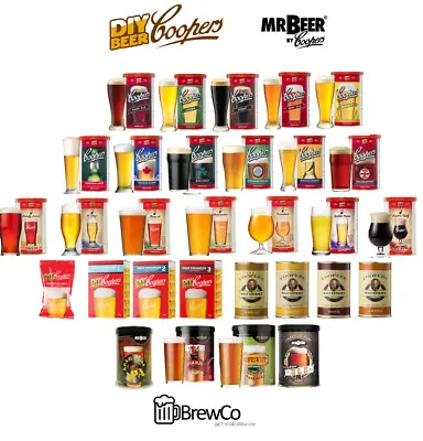 £6.99 • Buy Coopers Beer Lager Making Kits Make Home Brew Refill Ingredients Kit Brewing