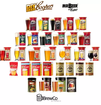 Coopers Beer Lager Making Kits Make Home Brew Refill Ingredients Kit Brewing • £19.99