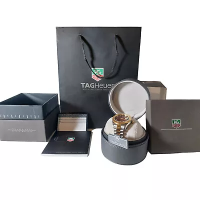 Tag Heuer Watch Box With Pillow Cushion & Full Kit For Presentation • £45.59