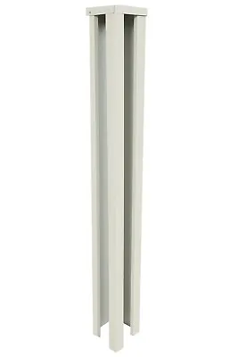 £59.99 • Buy Slotted Concrete Corner Post Extender Goosewing Grey Free Delivery Up To 8 Feet