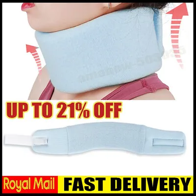 Soft Foam Neck Collar Support Brace Whiplash Cervical Neck Pain Relief Traction • £4.73