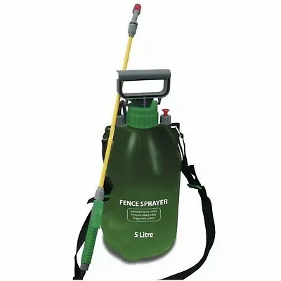 5L Portable Pressure Pump FENCE Sprayer Garden FOR PAINT • £18.19
