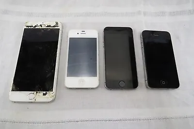 LOT Of 4 Apple IPhone Smartphones A1332 A1349 A1522 A1533 - For Parts Or Repair • $17.99