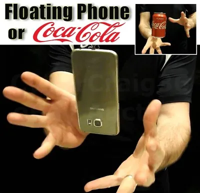 Floating Mobile Phone Or Coke Can Magic Rising Levitate Float Up Thumb Tip Trick • £3.99