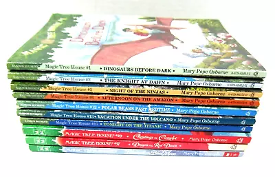 Lot Of 10 Magic Tree House Books By Mary Pope Osborne Time Travel Educational • $7.95