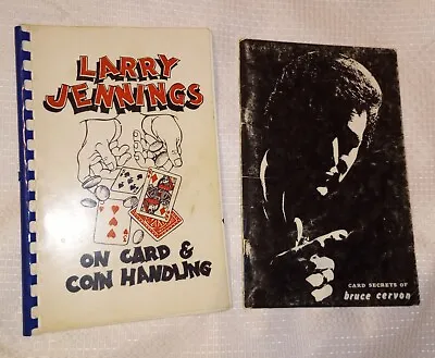 Larry Jennings & Bruce Cervon Lot Card Coin Magic Dai Vernon Busby OOP Chop Cup • $49