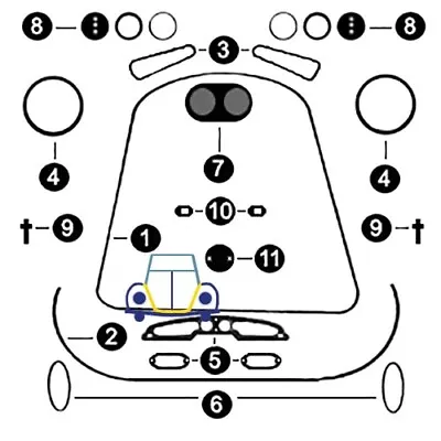 VW  Karmann Ghia Body Rubber Kit 1959.25 To 1964.50 • $143