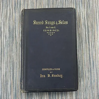 Sacred Songs & Solos Nos 1 And 2 Combined Hard Back Book Music • £14.03