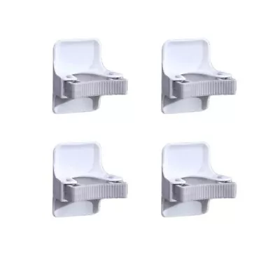 4-8 Pack Self-Adhesive Broom Holder Set Wall-Mounted Mop And Broom Gripper Racks • $15.99