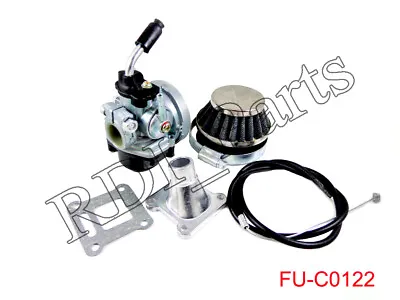 Motorized Bike Racing Carb Carburetor Air Filter 49 60 80cc 2 Stroke Gas Bicycle • $21.84