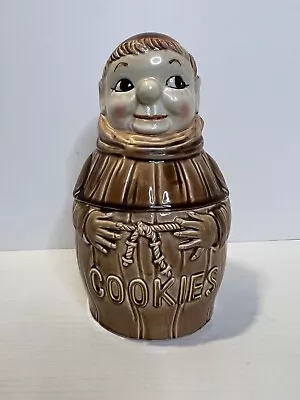 Vintage Monk Priest Cookie Jar Canister Figural Figurine Japan • $89