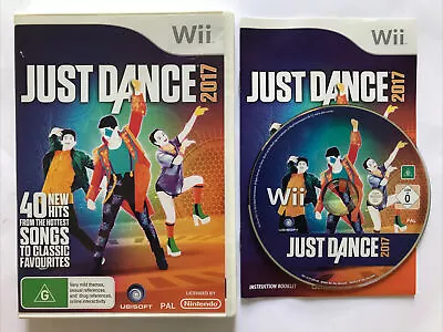 Wii Nintendo Game - JUST DANCE 2017 - Complete With Instructions • $14.50