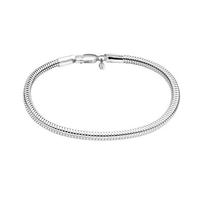 925 Sterling Silver Bracelet For Men Women & Girls 6MM &9MM Snake Chain Lobster • $21.99