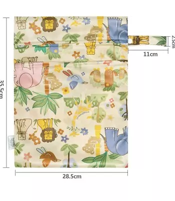 £3.99 • Buy Wet And Dry Baby Nappy Storage Bag Portable For Travel New