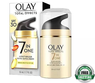 Olay Total Effects Anti-Aging For Mature Skin 7 In 1 1.7 Oz SPF 30 • $30.99