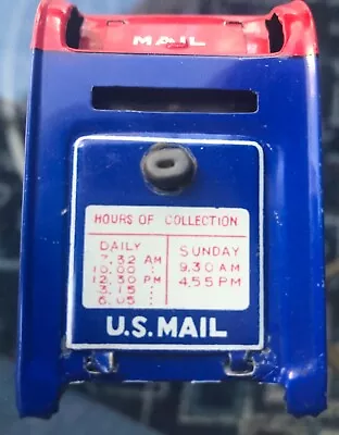 Vintage Tin  Mini US Mail Box  Bank  Made In Japan   • $15.99