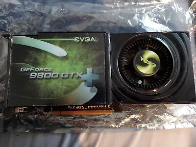 DEAD EVGA GEFORCE 9800 GTX+ GPU 512-P3-N871-AR Video Card FOR PARTS REPAIR ONLY • $30