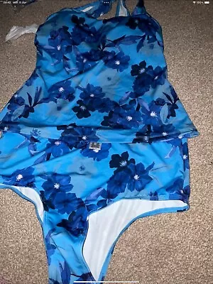 Brand New No Tags Studio Tankini Set Size 14  • £4