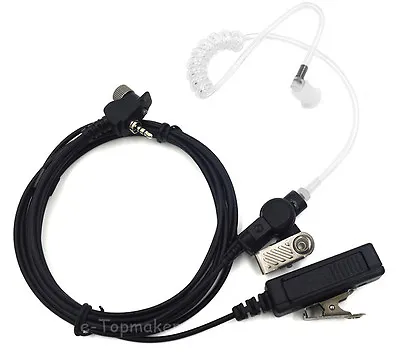 1 Pin Earpiece Headset Mic PTT For Motorola MTP850 MTH800 MTH850 MTS850 MTH600 • $8.79