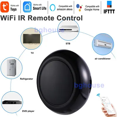 Universal WiFi IR Remote Control For Tuya Smart Life APP Alexa Google Home TV US • $10.90