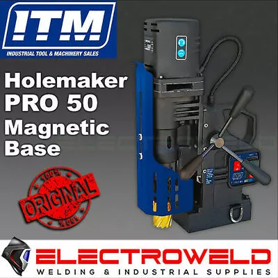 HOLEMAKER PRO 50 Magnetic Base Drill Hole Annular Cutter Steel Drilling HMPRO50 • $1882.88