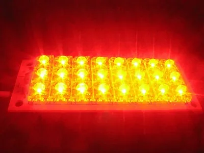 12V RED LED Lamp 24 Piranha LED Lights Mobile Panel Lighting Board • $6.64
