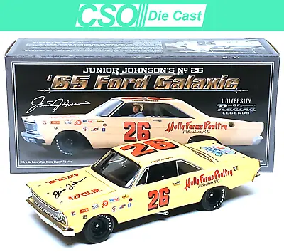 Junior Johnson 1965 Ford Galaxie AUTOGRAPHED U. Of Racing 1/24 Die Cast NEW • $124.99