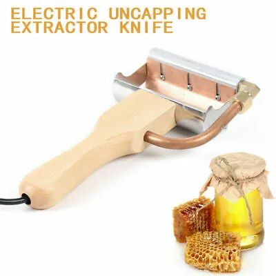 110V 220V Electric Honey Extractor Knife Uncapping Beekeeping Scraping Hot Bee • £47.36