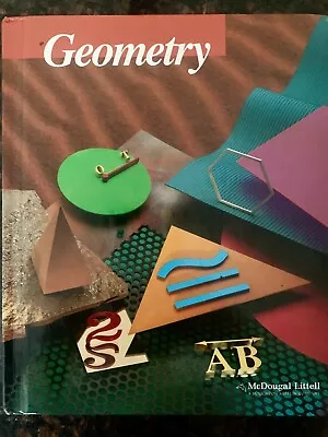 Geometry Textbook McDougal Littell • $72