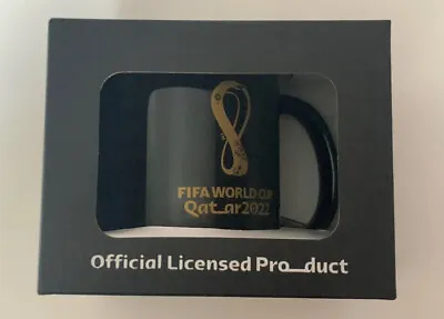 £9.45 • Buy FIFA World Cup Black Mug Qatar 2022 Official Licensed Product Football