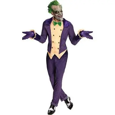 £39.99 • Buy Mens Deluxe Arkham City Joker Fancy Dress Costume Batman Halloween Outfit + Mask