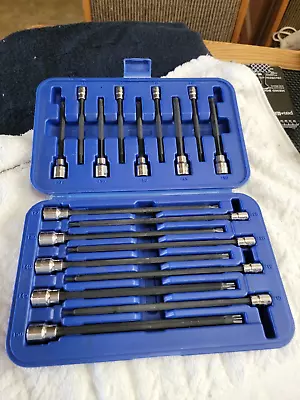 VIM Tools 18pc Long TORX Master Set T10 Thru T50 V458L In Blue Case EXC Shape! • $87.77