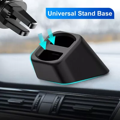 Car Interior Parts Phone Holder Stand Base Car Dashboard Air Vent Mount Black • $5.99