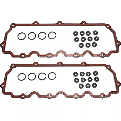 Upper Valve Cover Gasket Set Fits Ford Super Duty Excursion 6.0L Powerstroke DSL • $29.61