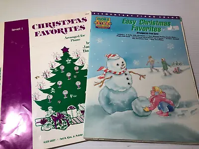 B Christmas Favorites For PIANO Bastien & Easy Christmas Favorites Fred Kern • $2.99
