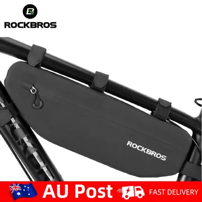 ROCKBROS Mountain Road Bike Bicycle Bags Top Tube Front Frame Bags Waterproof 3L • $27.88