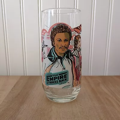 Burger King Star Wars The Empire Strikes Back Glass Lando Calrissian 1980 • $9.99