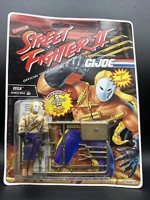 1993 Vintage Gi Joe Street Fighter #10 VEGA SPANISH NINJA Hasbro FREE SHIPPING • $129.99