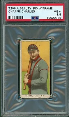 1910 T206 American Beauty 350 Chappie Charles PSA 3.5 POP 2 2 HIGHER VERY RARE • $849