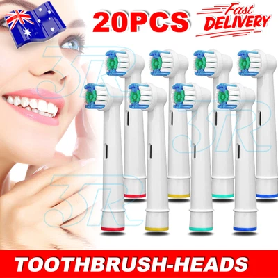 $12.95 • Buy 20x Replacement Toothbrush Heads Electric Brush For Oral B Braun Models Series