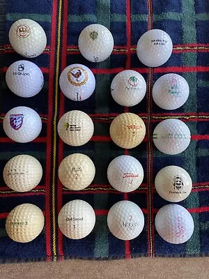 Golf Balls Lot Of 19 Vintage Collectible Logo  Courses/novelty & Vintage Balls • $9.99